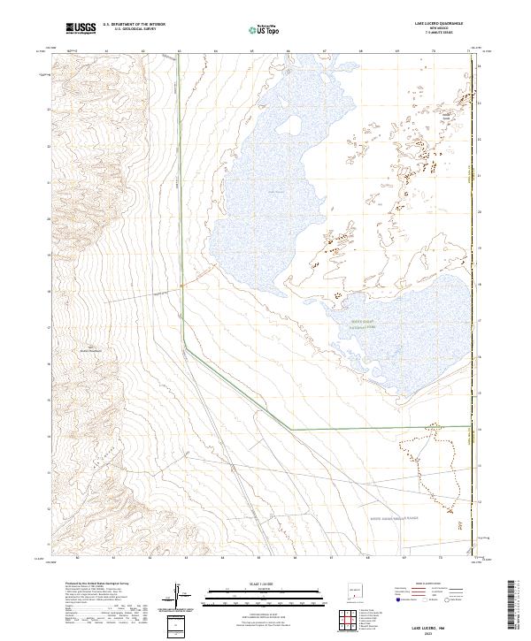 Lake Lucero, NM — USGS 7.5-minute topo (2023)