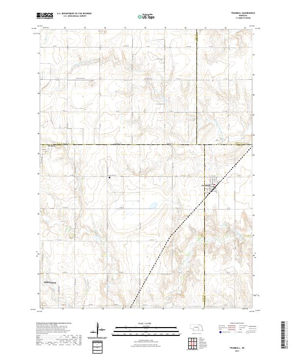 Trumbull, NE — USGS 7.5-minute topo (2021)