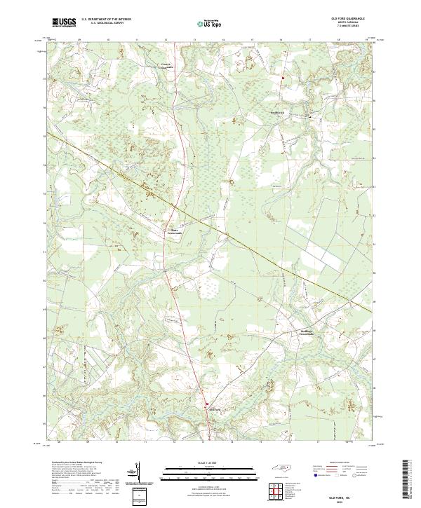 Old Ford, NC — USGS 7.5-minute topo (2022)
