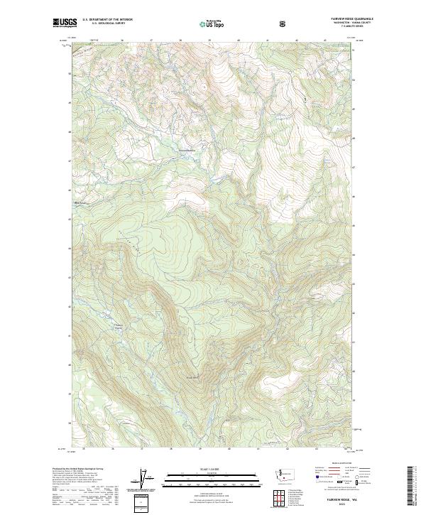 Fairview Ridge, WA — USGS 7.5-minute topo (2023)