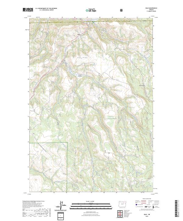 Dale, OR — USGS 7.5-minute topo (2023)
