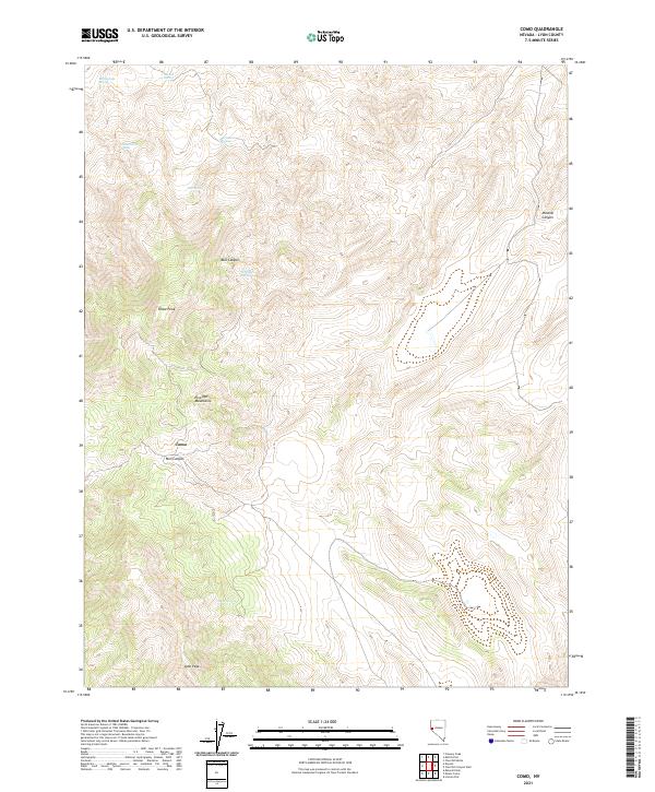 Como, NV — USGS 7.5-minute topo (2021)