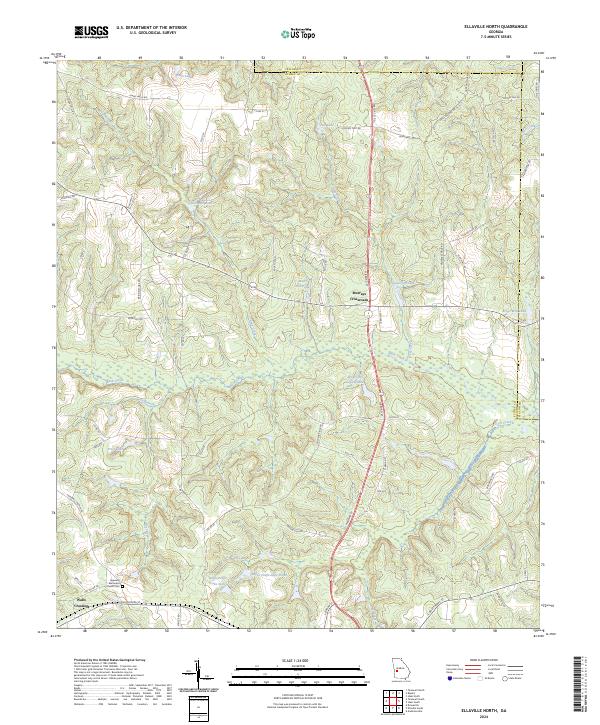 Ellaville North, GA — USGS 7.5-minute topo (2024)