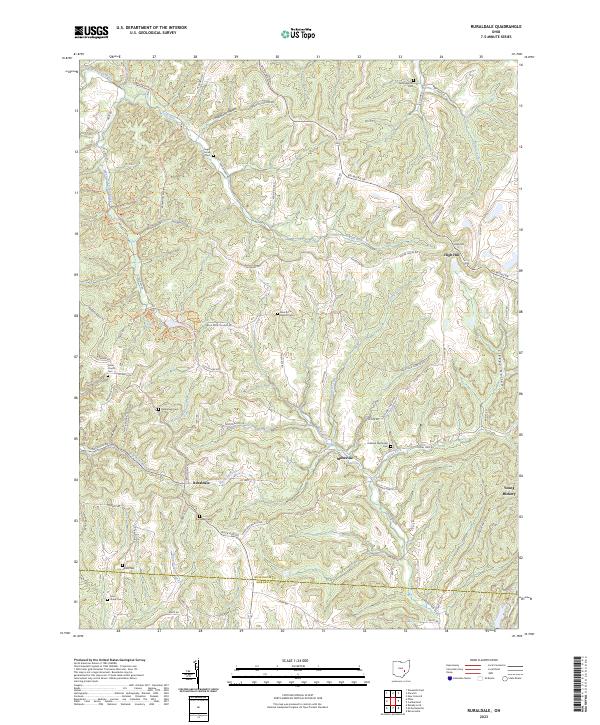 Ruraldale, OH — USGS 7.5-minute topo (2023)