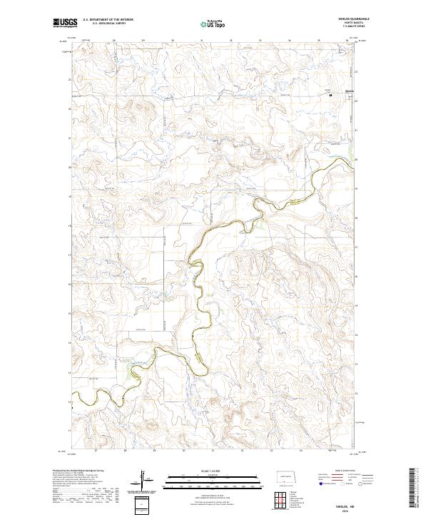 Shields, ND — USGS 7.5-minute topo (2024)