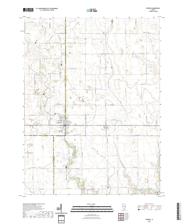 Atwood, IL — USGS 7.5-minute topo (2024)