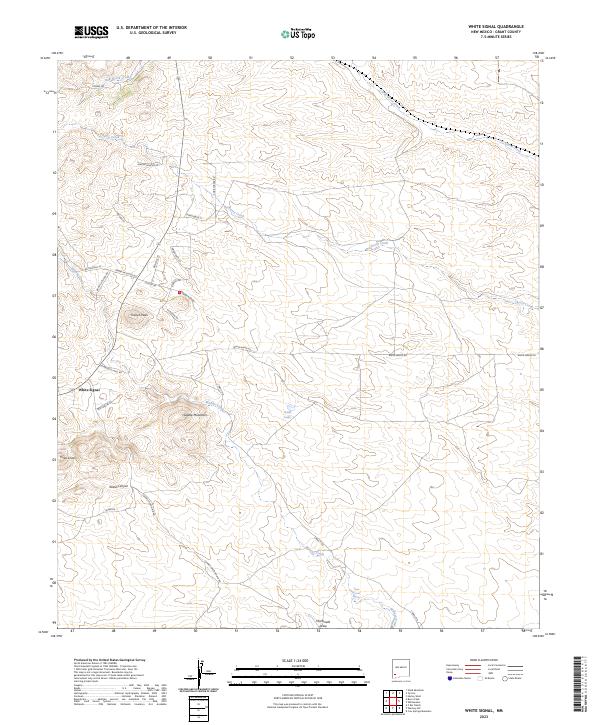 White Signal, NM — USGS 7.5-minute topo (2023)