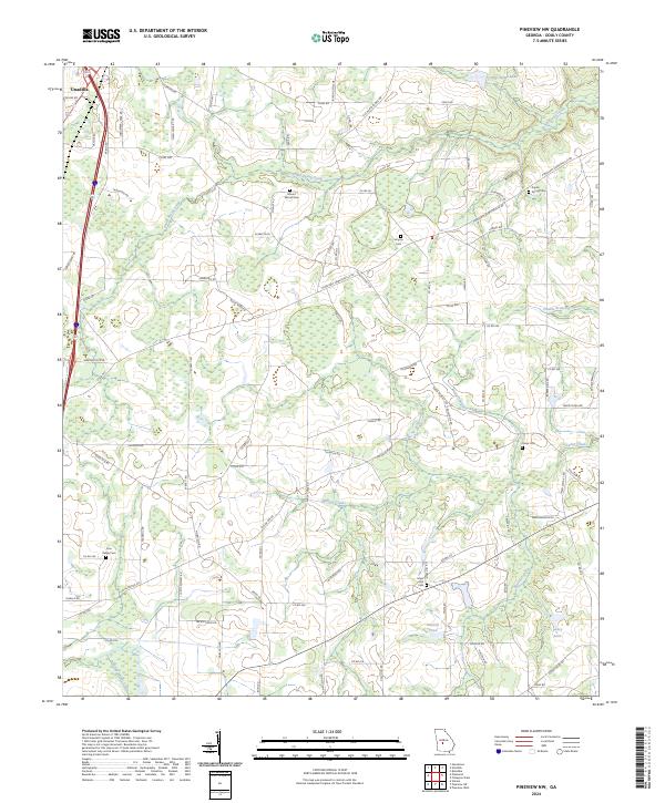 Pineview NW, GA — USGS 7.5-minute topo (2024)