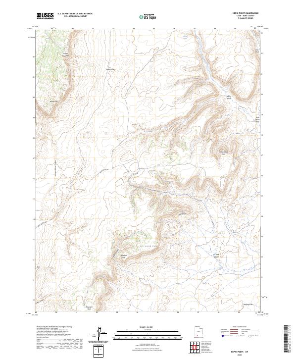 Nephi Point, UT — USGS 7.5-minute topo (2023)