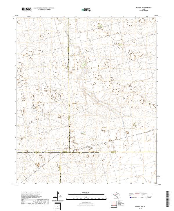 Patricia SW, TX — USGS 7.5-minute topo (2022)