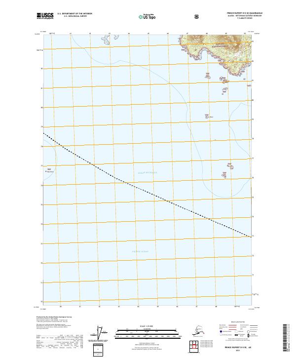 Prince Rupert D-5 SE, AK — USGS 7.5-minute topo (2021)