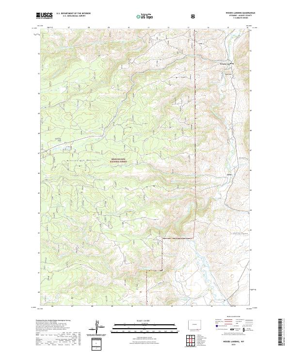 Woods Landing, WY — USGS 7.5-minute topo (2021)