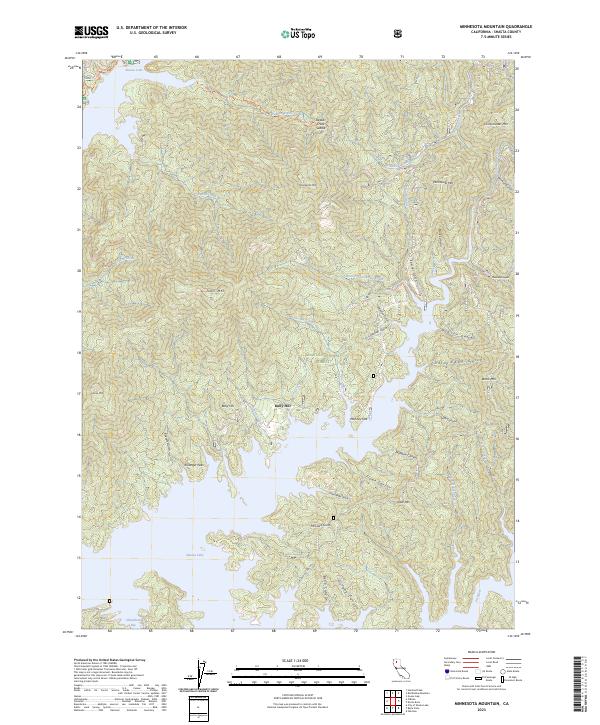 Minnesota Mountain, CA — USGS 7.5-minute topo (2023)