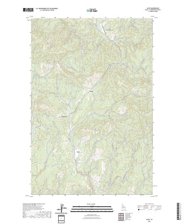 Jaype, ID — USGS 7.5-minute topo (2024)