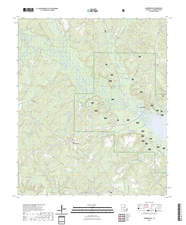 Summerfield, LA — USGS 7.5-minute topo (2024)