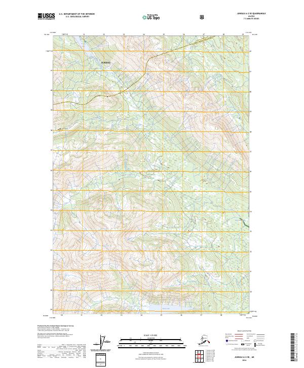 Juneau A-2 SE, AK — USGS 7.5-minute topo (2024)