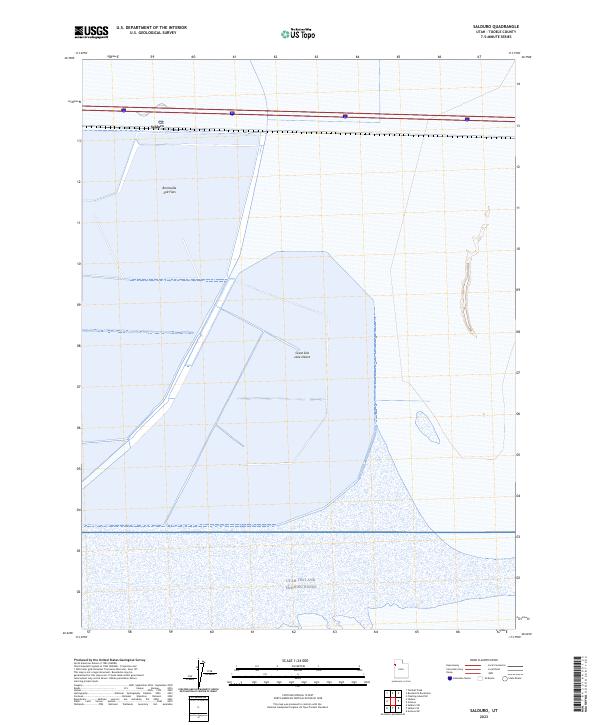 Salduro, UT — USGS 7.5-minute topo (2023)