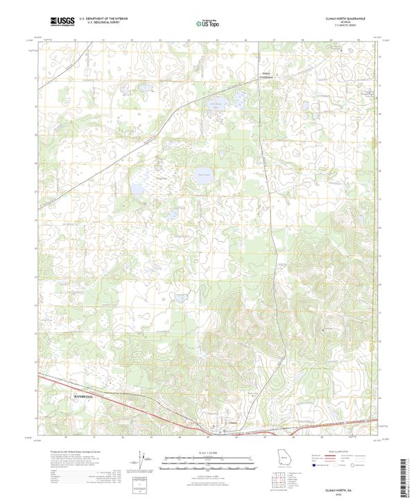 Climax North, GA — USGS 7.5-minute topo (2026)