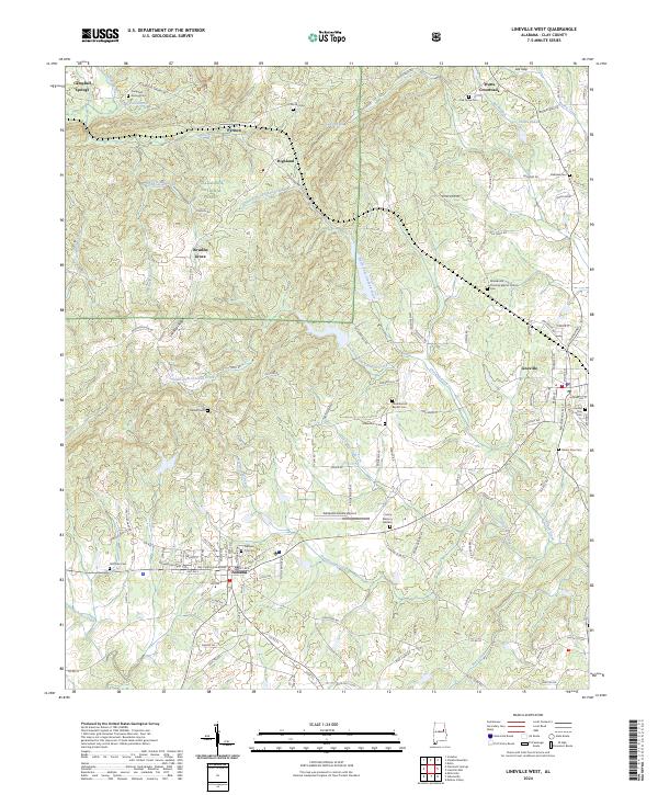 Lineville West, AL — USGS 7.5-minute topo (2024)