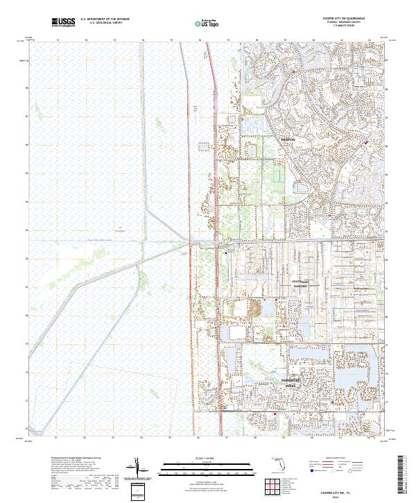 Cooper City SW, FL — USGS 7.5-minute topo (2024)