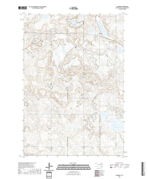 Crocker, SD — USGS 7.5-minute topo (2021)