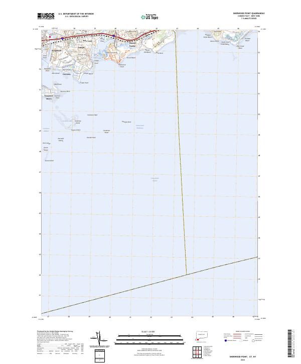 Sherwood Point, CT-NY — USGS 7.5-minute topo (2024)