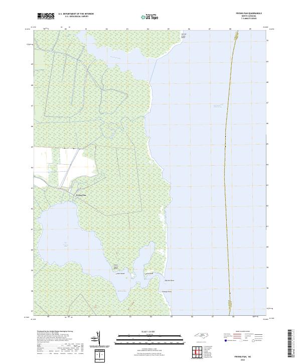 Frying Pan, NC — USGS 7.5-minute topo (2022)