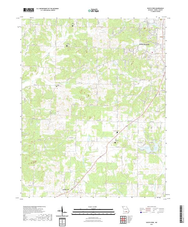 South Fork, MO — USGS 7.5-minute topo (2021)