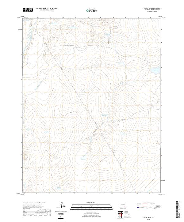 Chicos Well, CO — USGS 7.5-minute topo (2022)