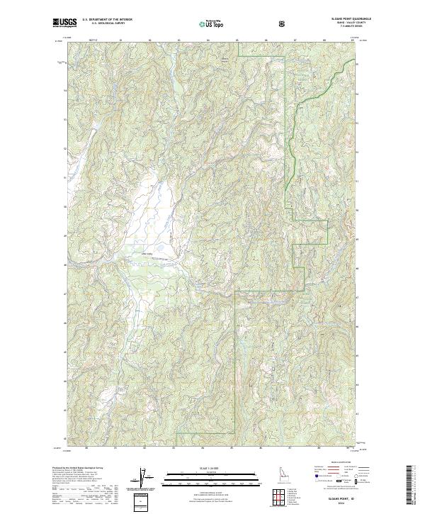 Sloans Point, ID — USGS 7.5-minute topo (2024)