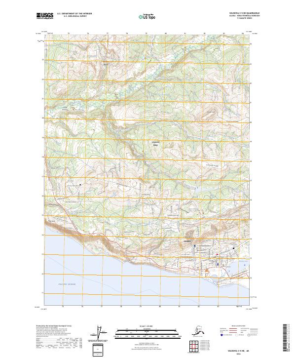Seldovia C-5 NE, AK — USGS 7.5-minute topo (2024)