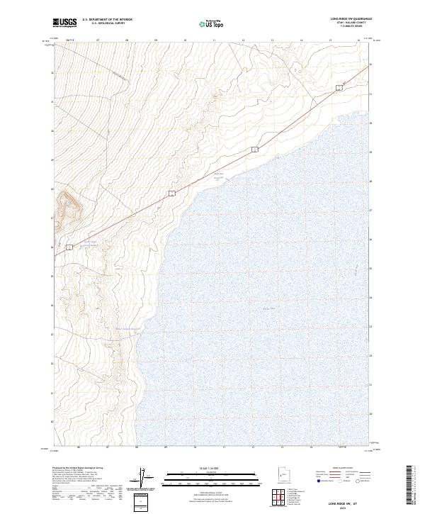 Long Ridge SW, UT — USGS 7.5-minute topo (2023)
