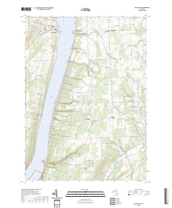 Keuka Park, NY — USGS 7.5-minute topo (2023)