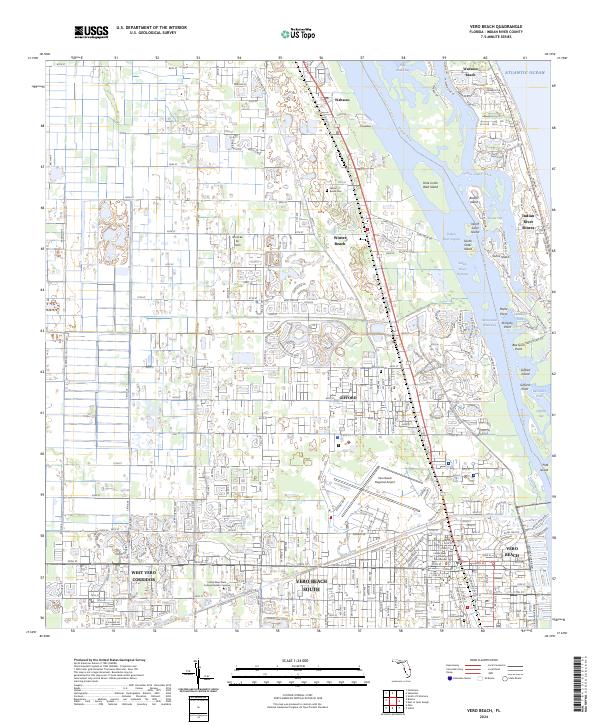 Vero Beach, FL — USGS 7.5-minute topo (2024)