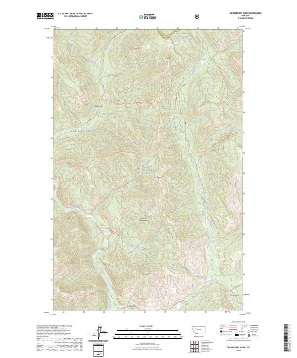 Gooseberry Park, MT — USGS 7.5-minute topo (2024)