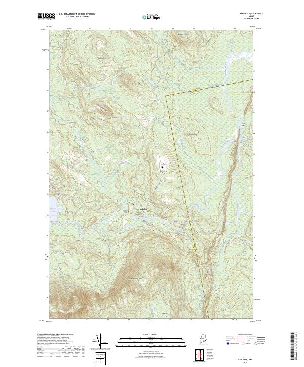 Saponac, ME — USGS 7.5-minute topo (2024)