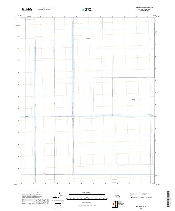 Stratford SE, CA — USGS 7.5-minute topo (2021)
