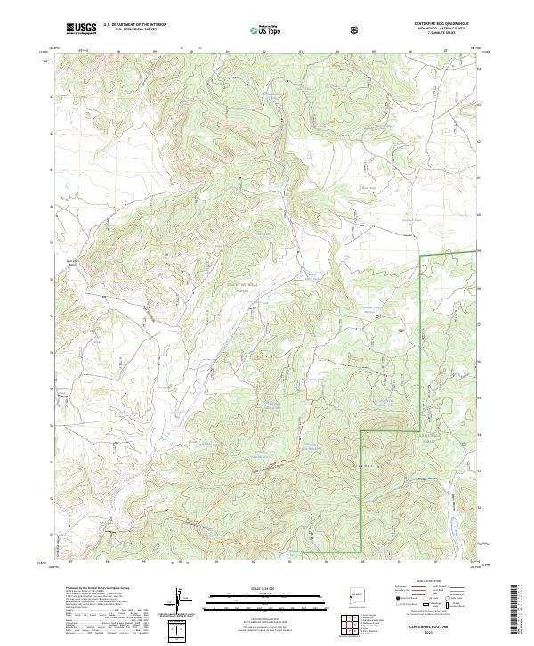 Centerfire Bog, NM — USGS 7.5-minute topo (2023)