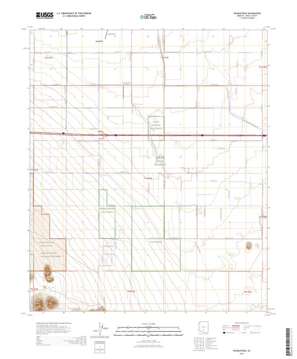 Double Peak, AZ — USGS 7.5-minute topo (2026)