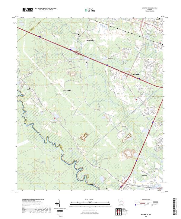 Meldrim SE, GA — USGS 7.5-minute topo (2024)