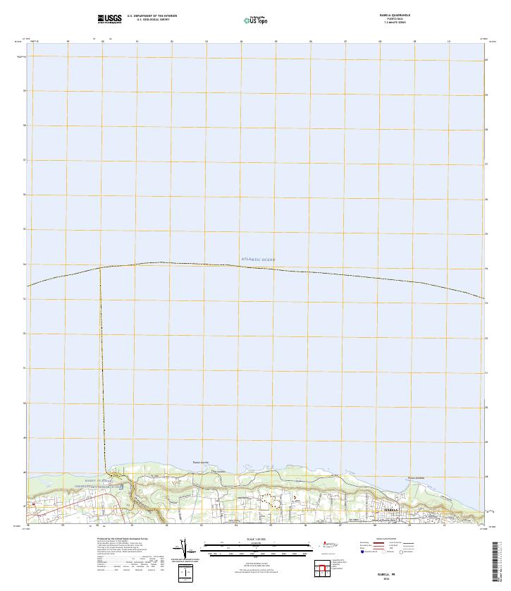 Isabela, PR — USGS 7.5-minute topo (2024)