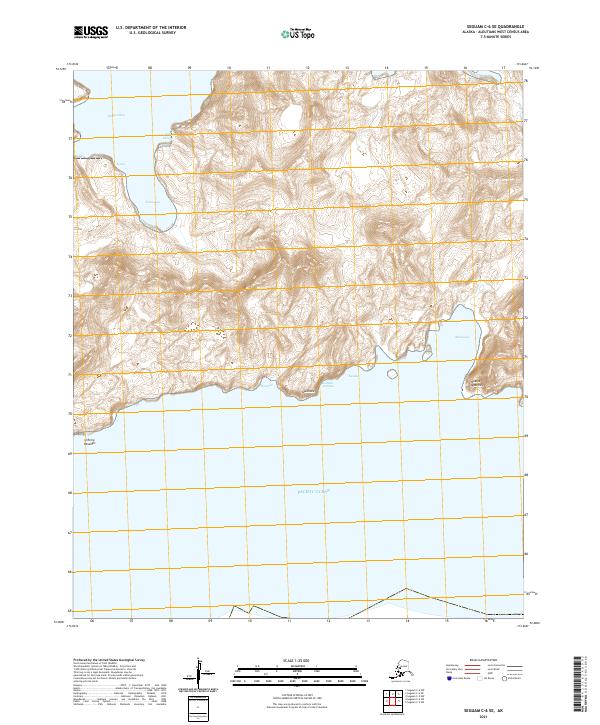 Seguam C-6 SE, AK — USGS 7.5-minute topo (2021)
