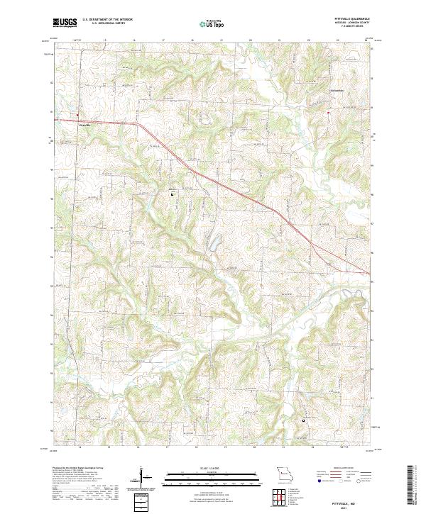 Pittsville, MO — USGS 7.5-minute topo (2021)