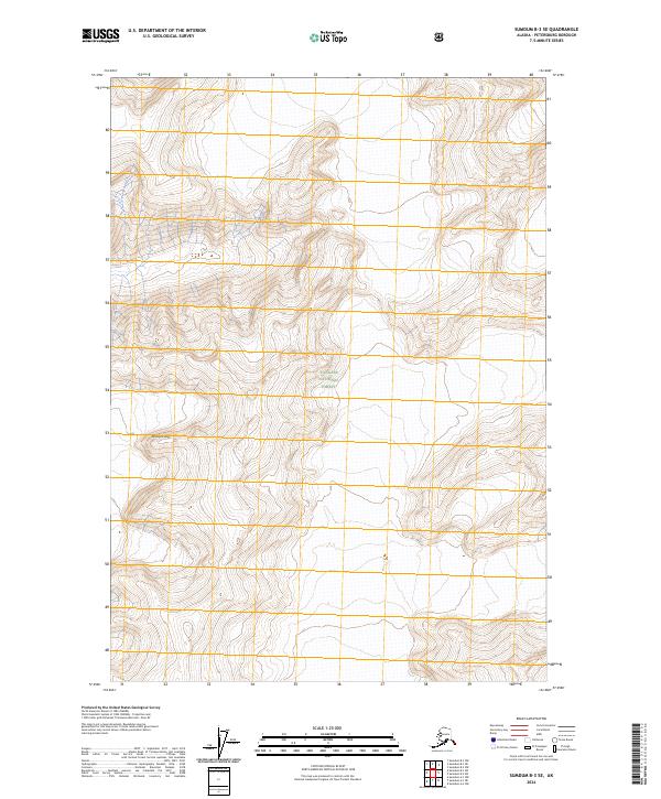 Sumdum B-3 SE, AK — USGS 7.5-minute topo (2024)