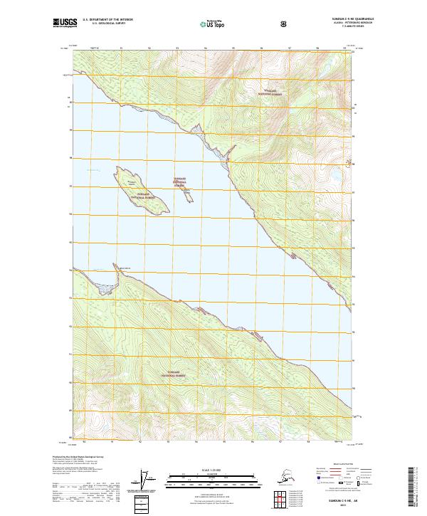 Sumdum C-5 NE, AK — USGS 7.5-minute topo (2021)