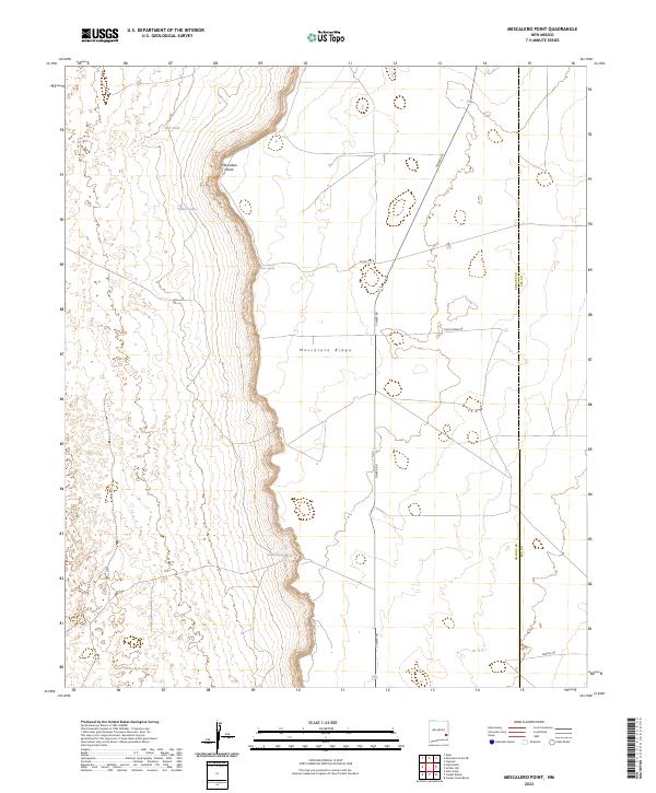 Mescalero Point, NM — USGS 7.5-minute topo (2023)