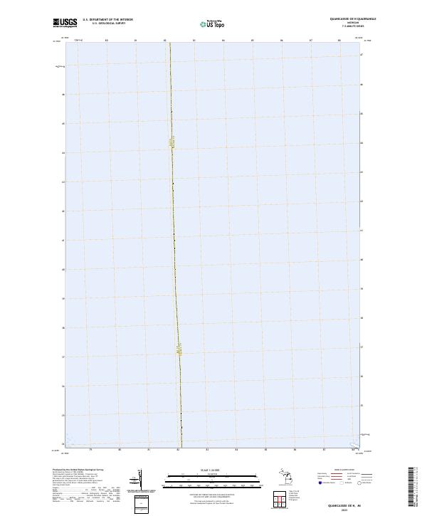 Quanicassee OE N, MI — USGS 7.5-minute topo (2023)