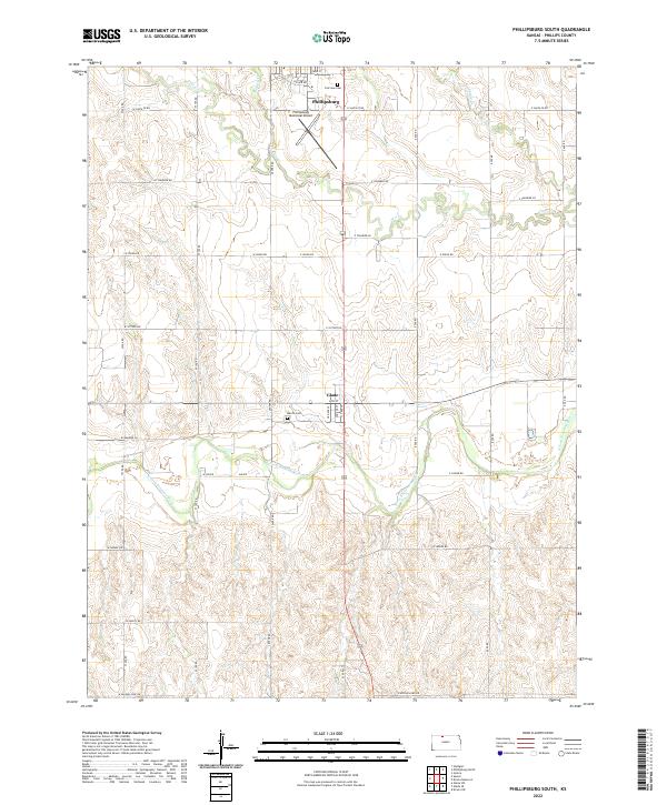Phillipsburg South, KS — USGS 7.5-minute topo (2022)