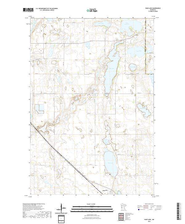 Page Lake, MN — USGS 7.5-minute topo (2022)