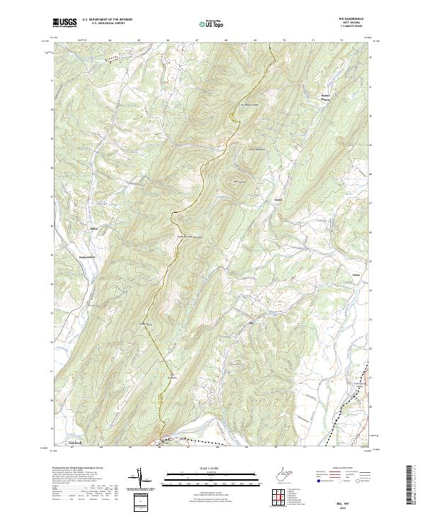 Rig, WV — USGS 7.5-minute topo (2023)